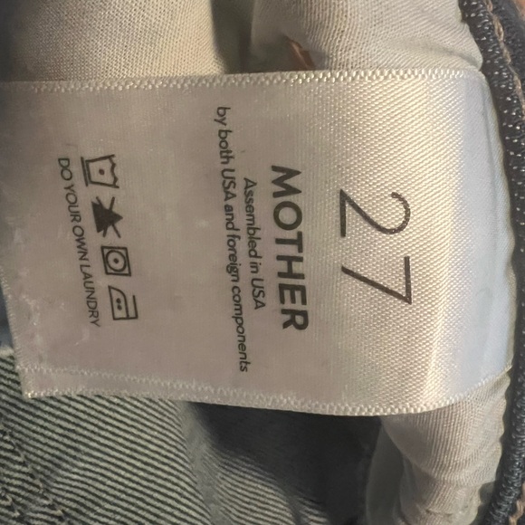 MOTHER Dark Blue Flare Jeans - Picture 3 of 4